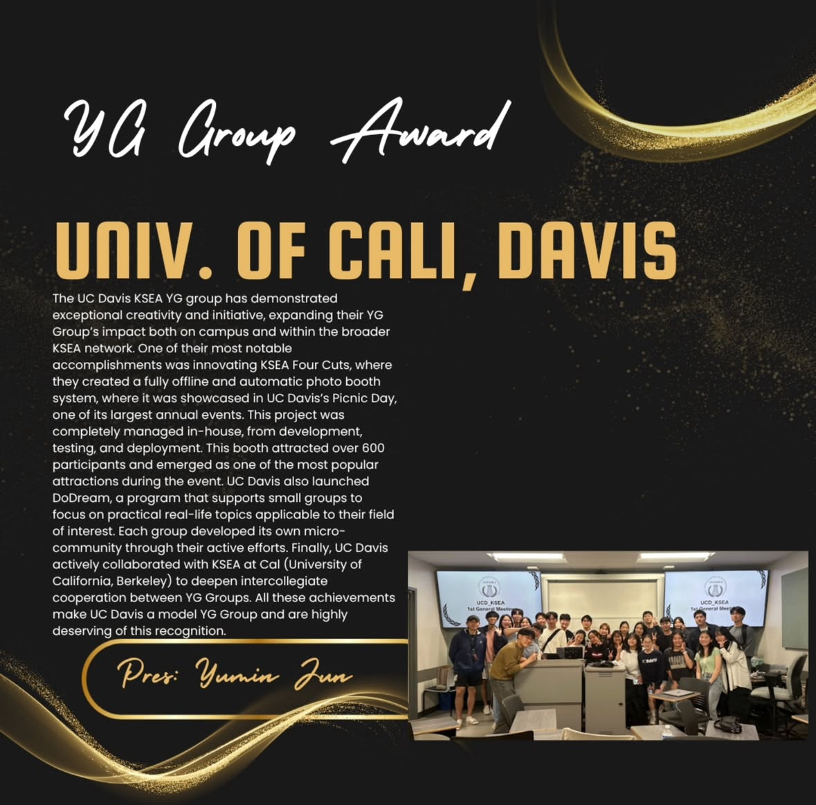 National KSEA Vision Award — 2024–2025 Young Generation Group Award